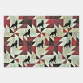 Howling Wolf Quilt Geschenkpapier Set (Vorderseite 2)