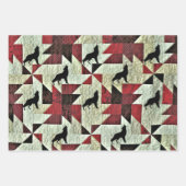 Howling Wolf Quilt Geschenkpapier Set (Vorderseite)