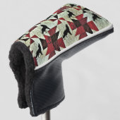 Howling Wolf Quilt Golf Headcover (3/4 Vorderseite)