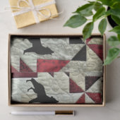 Howling Wolf Quilt Seidenpapier (Geschenk)