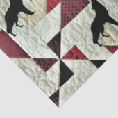 Howling Wolf Quilt Seidenpapier (Detail)