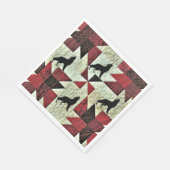 Howling Wolf Quilt Serviette (Ecke)