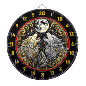 Howling Wolf repräsentiert Freiheit und Power Dartscheibe (vorne)