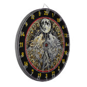 Howling Wolf repräsentiert Freiheit und Power Dartscheibe (Vorderseite Links)