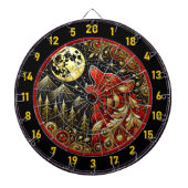 Howling Wolf repräsentiert Freiheit und Power Dartscheibe (vorne)