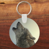 Howling Wolf Schlüsselanhänger (Vorderseite)