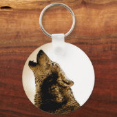 Howling Wolf Schlüsselanhänger (Vorderseite)