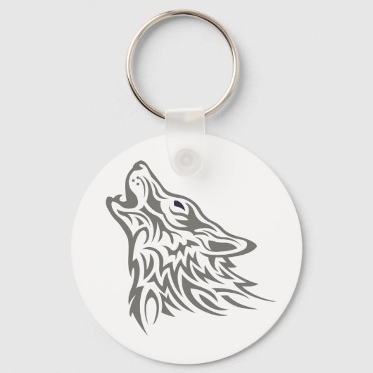 Howling Wolf Schlüsselanhänger (Vorderseite)