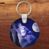 Howling Wolf Schlüsselanhänger (Vorderseite)