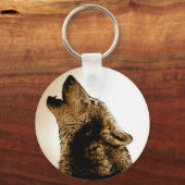 Howling Wolf Schlüsselanhänger (Vorderseite)