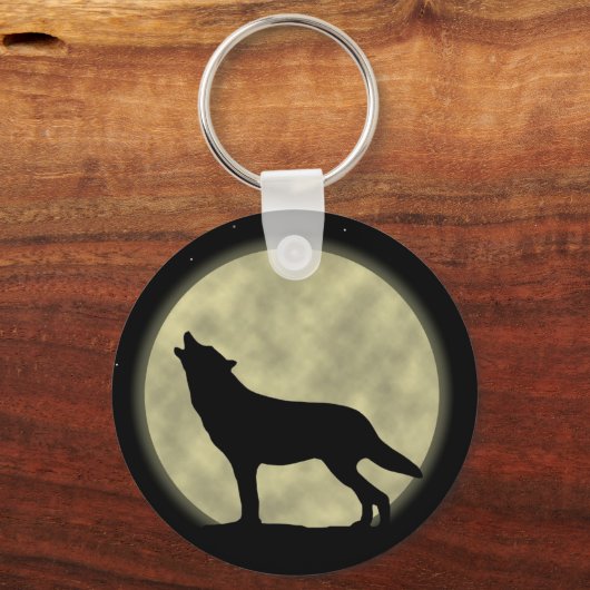 Howling Wolf Schlüsselanhänger (Vorderseite)