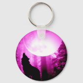 Howling Wolf Schlüsselanhänger (Vorderseite)