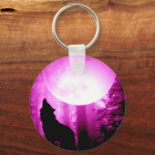 Howling Wolf Schlüsselanhänger (Vorderseite)