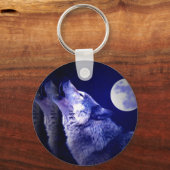 Howling Wolf Schlüsselanhänger (Vorderseite)