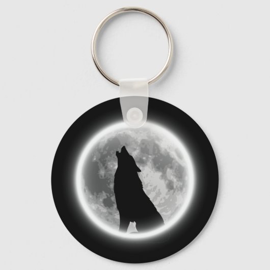 Howling Wolf Schlüsselanhänger (Vorderseite)
