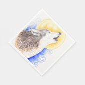 Howling Wolf Serviette (Ecke)