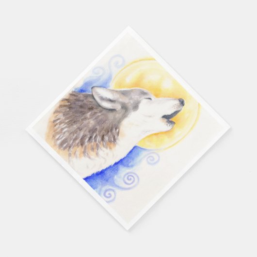 Howling Wolf Serviette (Ecke)