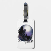 Howling Wolf (Signature Design) Gepäckanhänger (Rückseite vertikal)