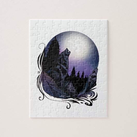 Howling Wolf (Signature Design) Puzzle (Vertikal)