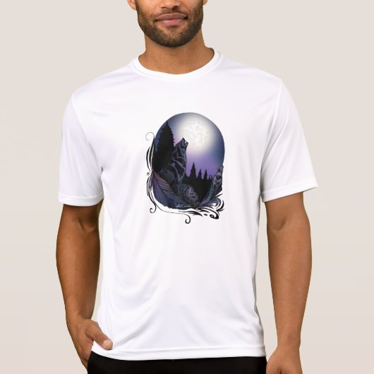 Howling Wolf (Signature Design) T-Shirt (Vorderseite)