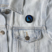 Howling Wolf Silhouette Button (Beispiel)