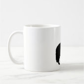 Howling Wolf Silhouette Kaffeetasse (Links)