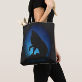 Howling Wolf Silhouette Tasche (Von Nahem)