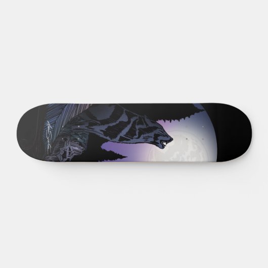 Howling Wolf Skateboard (Horizontal)