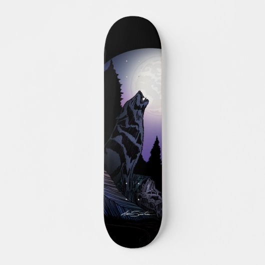 Howling Wolf Skateboard (Vorne)