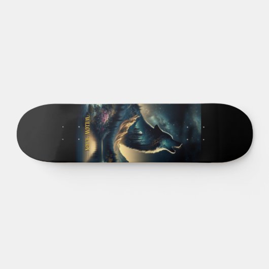 Howling Wolf Skateboard (Horizontal)