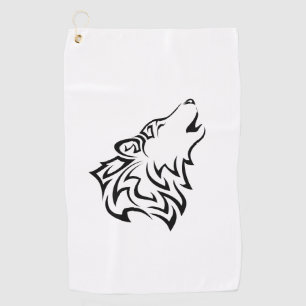 Howling-Wolf-Stamm Golfhandtuch