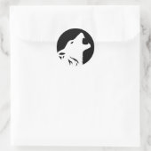 Howling Wolf Stickers (Tasche)