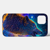 Howling Wolf Surreal Fantasy Case-Mate iPhone Hülle (Rückseite (Horizontal))