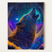 Howling Wolf Surreal Fantasy Planer (Rückseite)