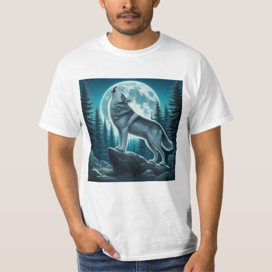 Howling Wolf T-Shirt (Vorderseite)
