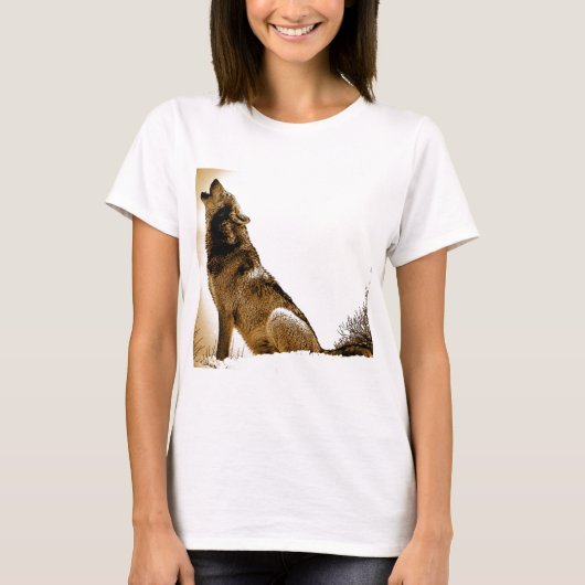 Howling Wolf T-Shirt (Vorderseite)