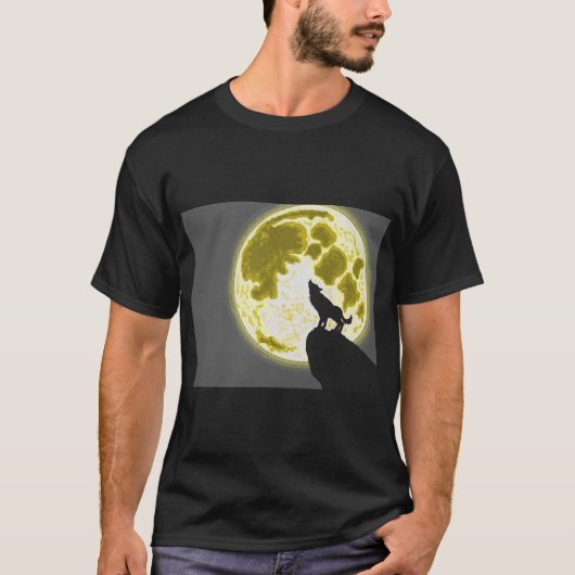 Howling wolf T-Shirt (Vorderseite)