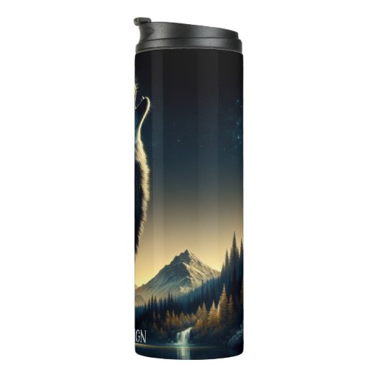 Howling Wolf Thermosbecher (Nach rechts gedreht)