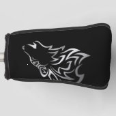 Howling Wolf Tribal Golf Headcover (Vorderseite)