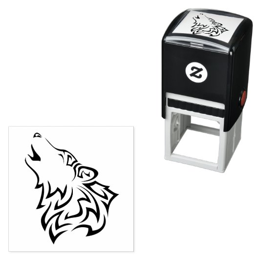 Howling Wolf Tribal Permastempel (Beispiel)