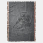 Howling Wolf Tribal Steel Decke (Vorderseite Vertikal)
