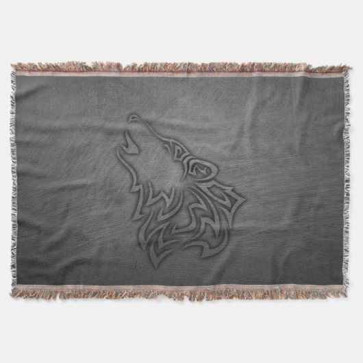 Howling Wolf Tribal Steel Decke (Vorderseite)