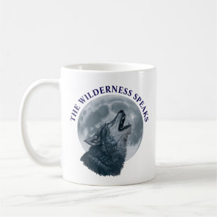 Howling Wolf und Moon Kaffeetasse
