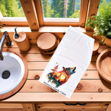 Howling Wolf verdoppeln Sonnenuntergang personalis