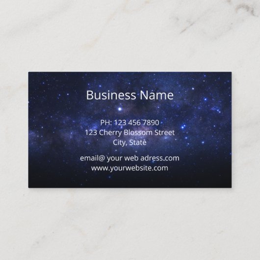 Howling Wolf Visitenkarte (Rückseite)