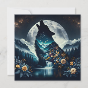 Howling Wolf Vollmond Ai Art
