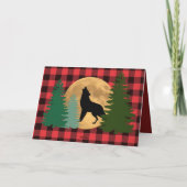 Howling Wolf Vollmond Karte (Rückseite)