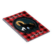 Howling Wolf Vollmond Notizblock (Rechte Seite)