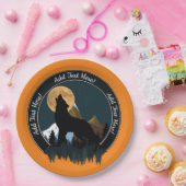 Howling Wolf Vollmond Pappteller (Party)