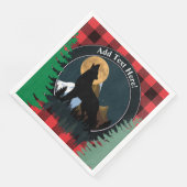 Howling Wolf Vollmond Serviette (Ecke)